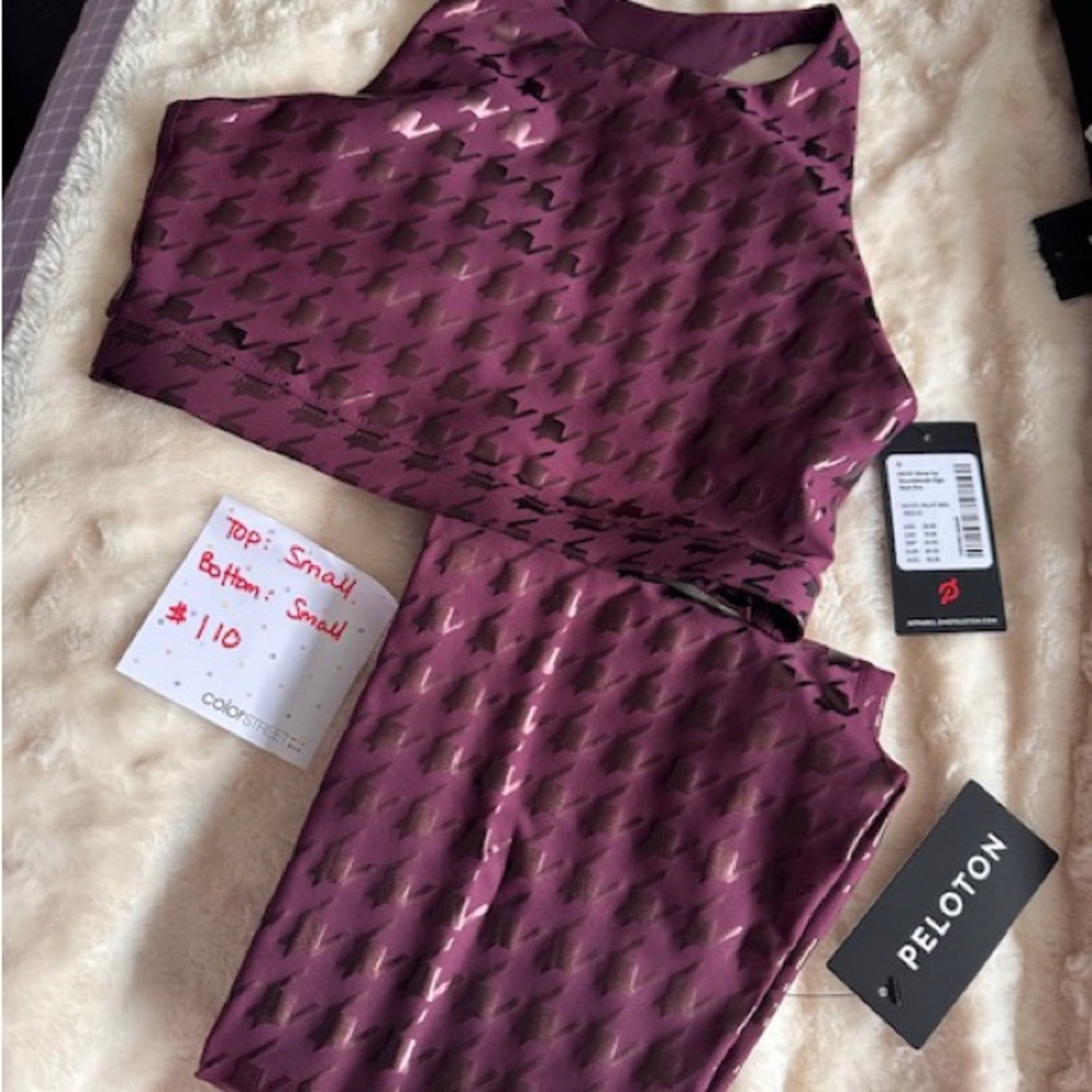 Peloton Burgundy Workout Ensemble